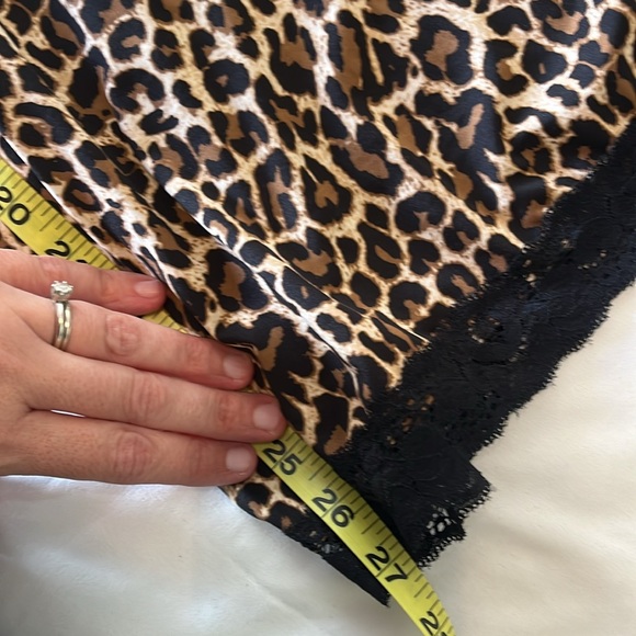 Carrie Amber Intimates Cheetah Print Babydoll size M (juniors) - Picture 12 of 13